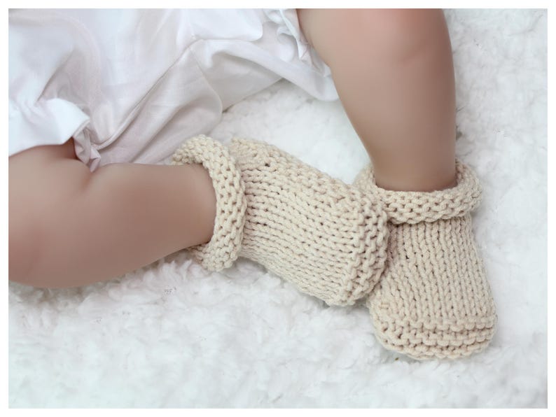 Baby Bootie Knitting Pattern