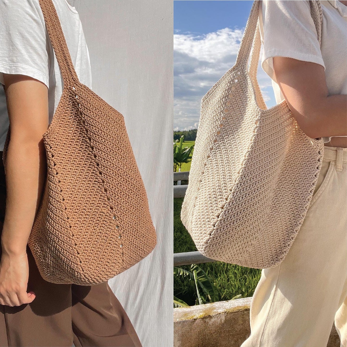 Easy Tote Bag Crochet Pattern