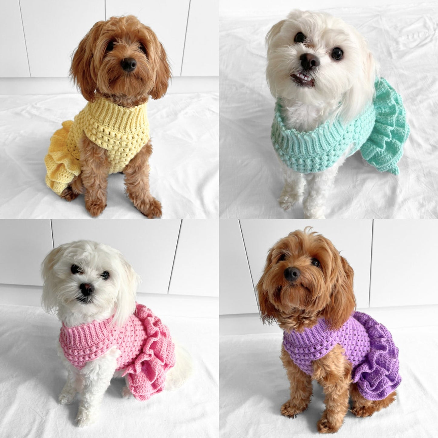 Fluffy Puff Pet Outfit - Crochet Pattern