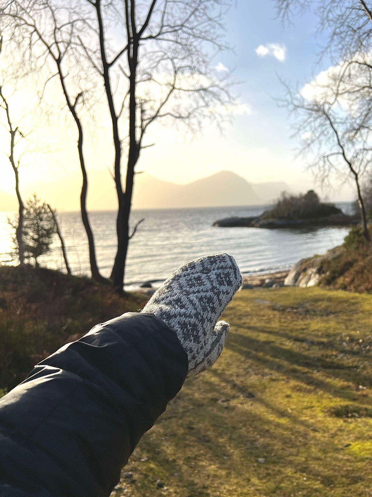 Cozy Snow Mittens Knitting Pattern