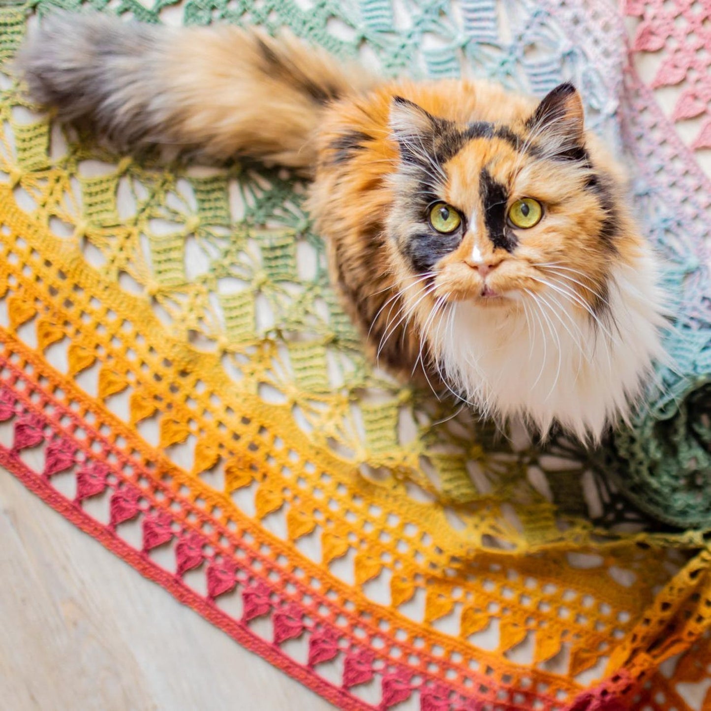 Mountain Shawl Crochet Pattern