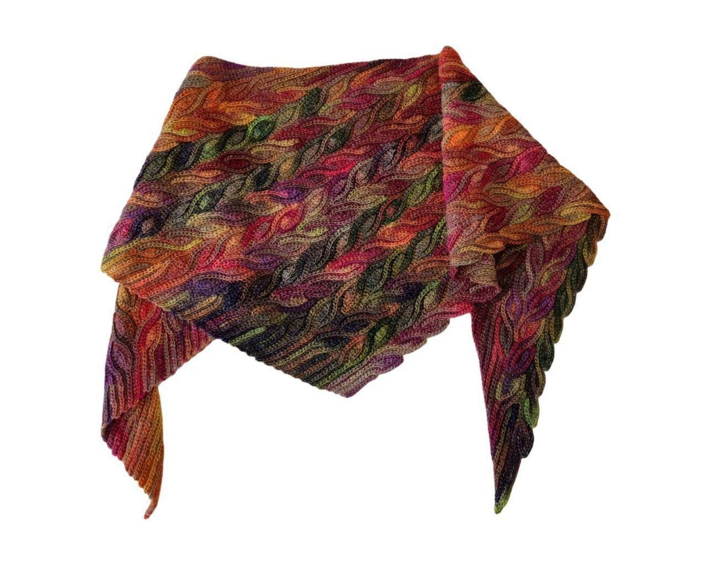Cozy Winter Shawl Crochet Pattern