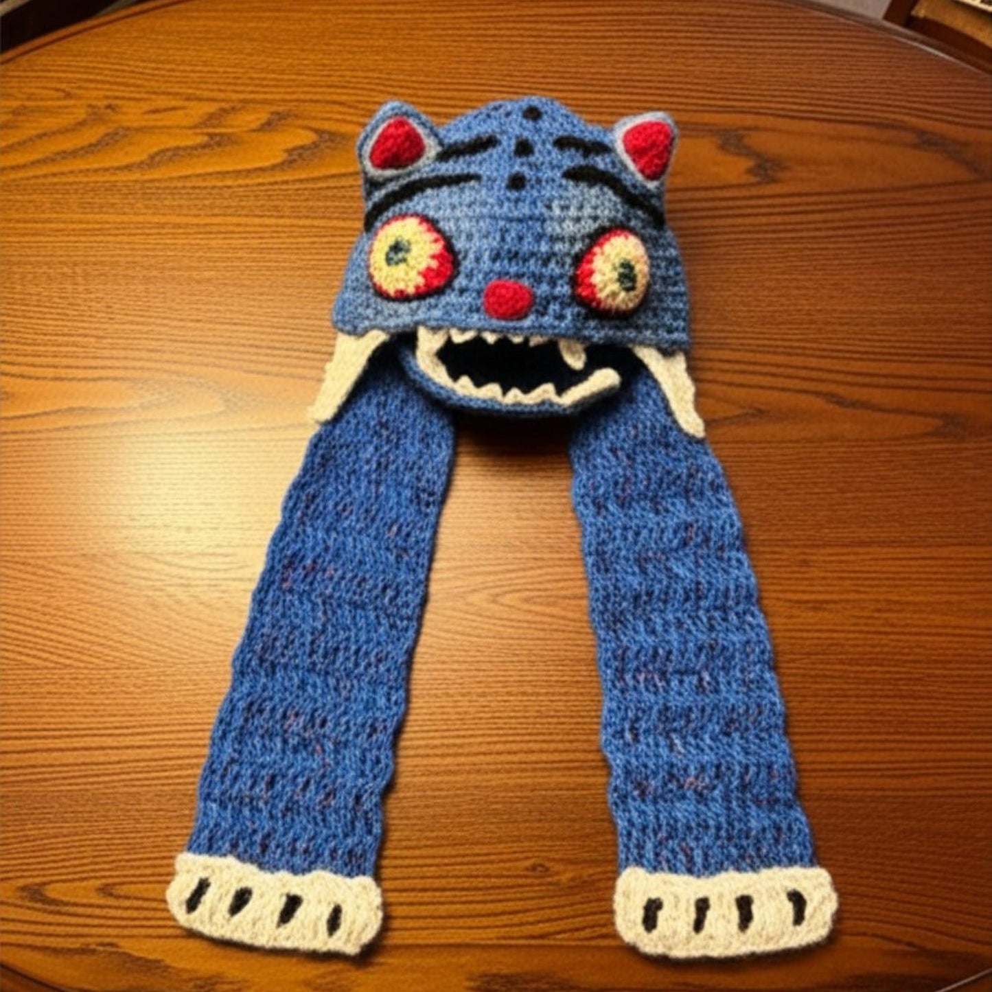 Cozy Tiger Scarf Crochet Pattern