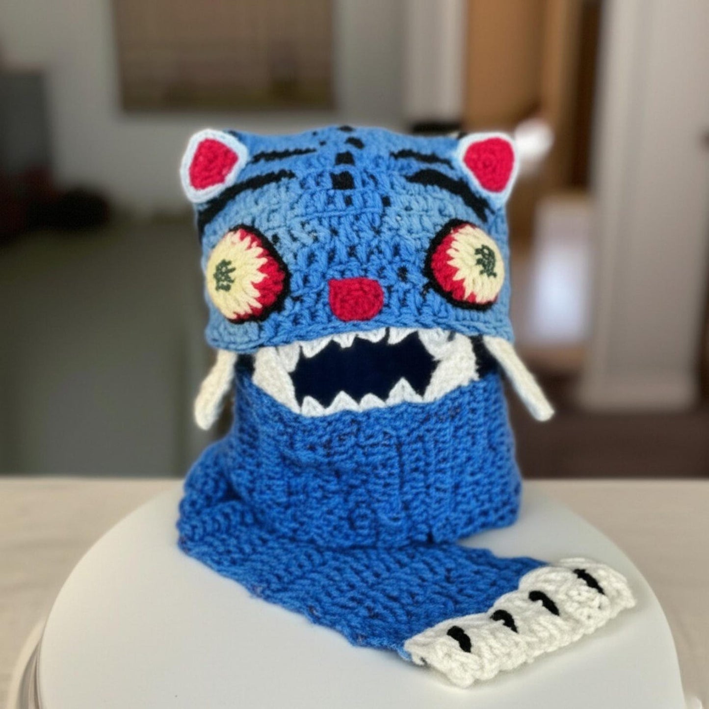 Cozy Tiger Scarf Crochet Pattern