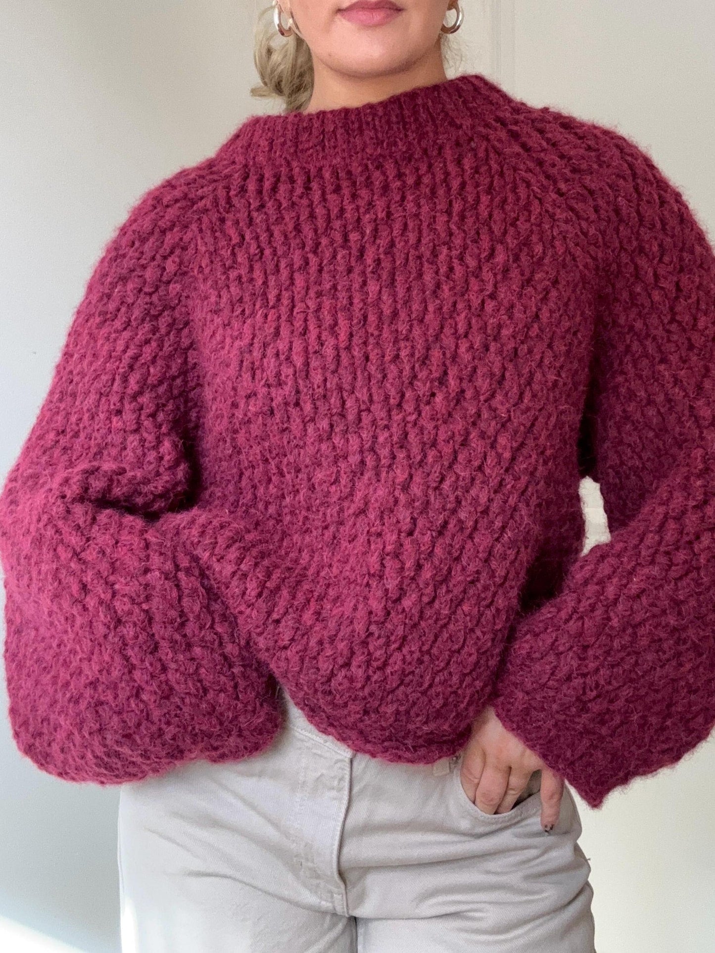 soft wool sweater Crochet Pattern