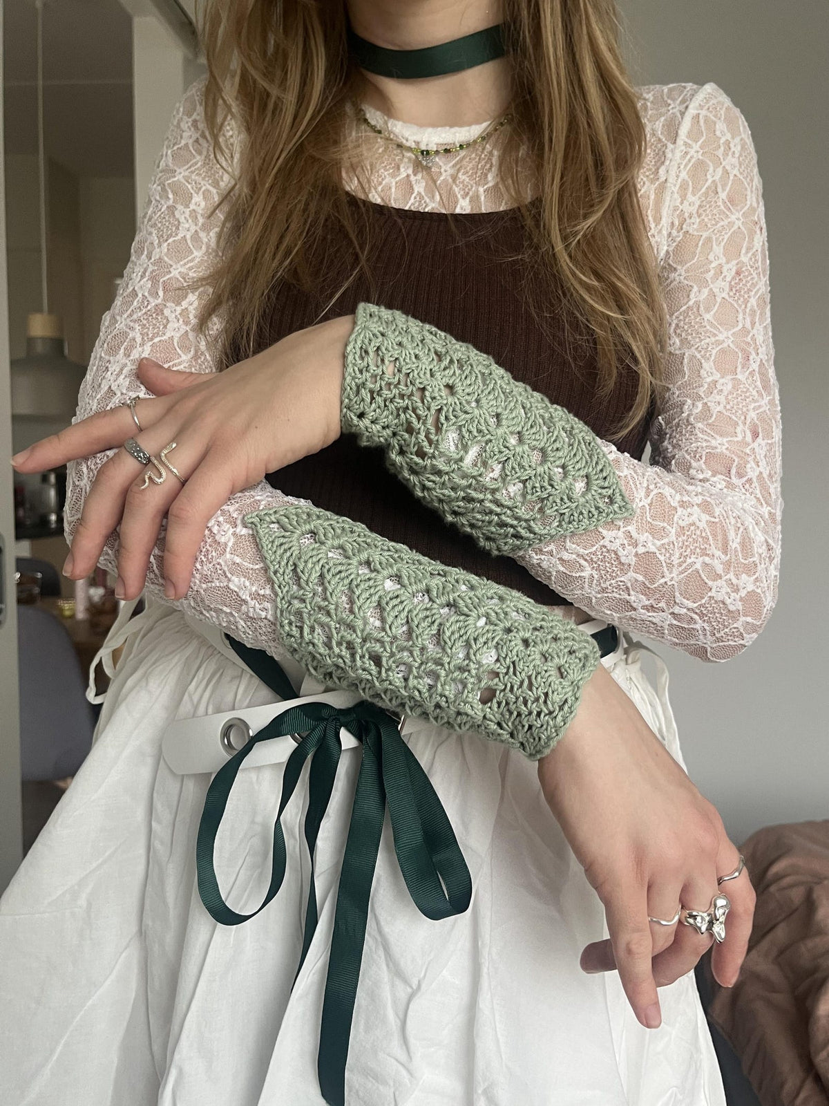 Fantasy Hero Bracers Crochet Pattern