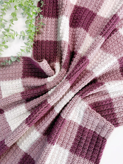 Cherry Blanket Crochet Pattern