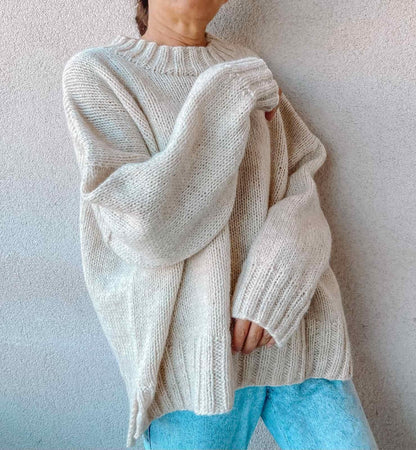Oversized Sweater Knitting Pattern