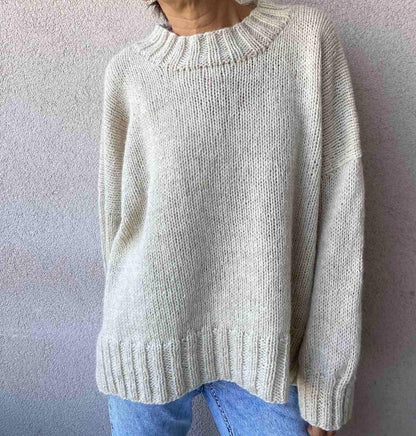 Oversized Sweater Knitting Pattern