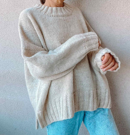 Oversized Sweater Knitting Pattern