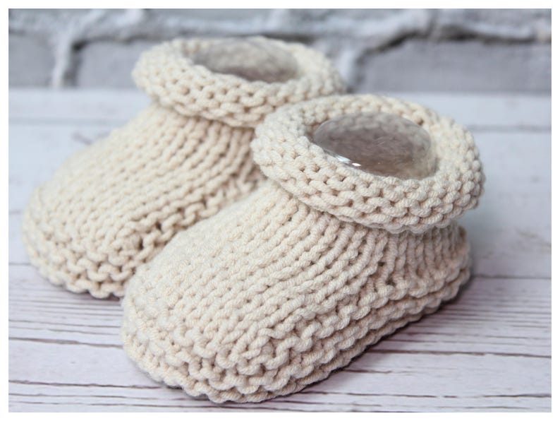 Baby Bootie Knitting Pattern