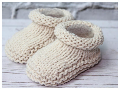 Baby Bootie Knitting Pattern