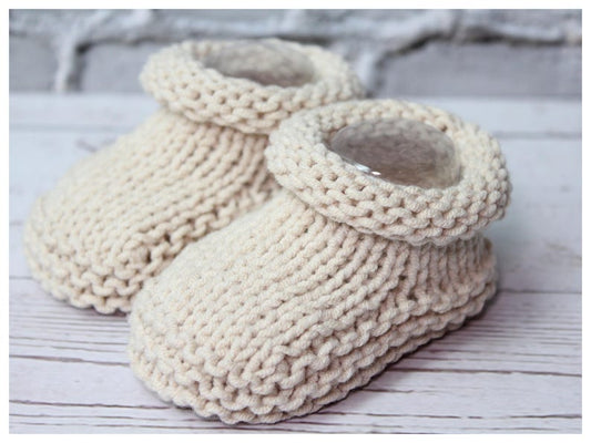 Baby Bootie Knitting Pattern