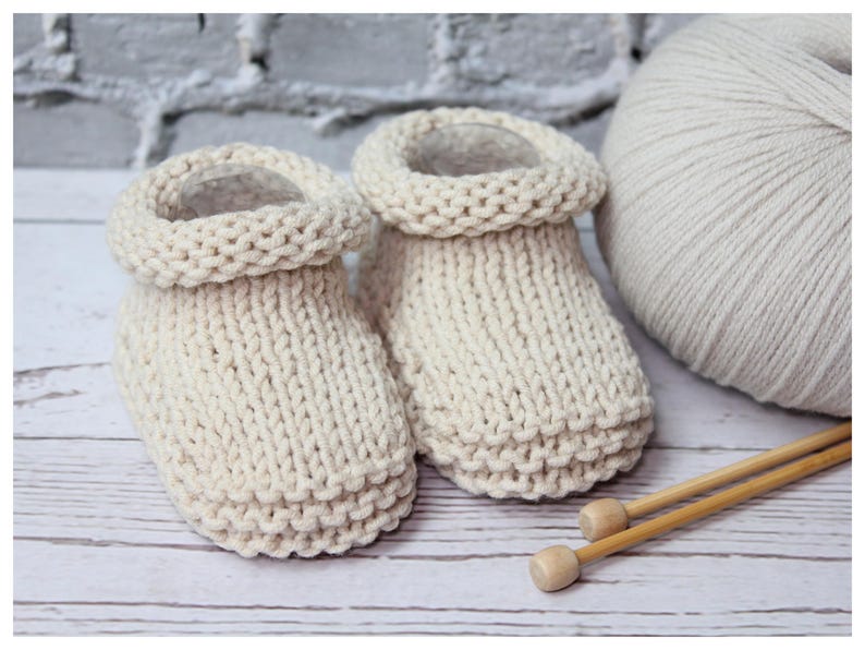 Baby Bootie Knitting Pattern