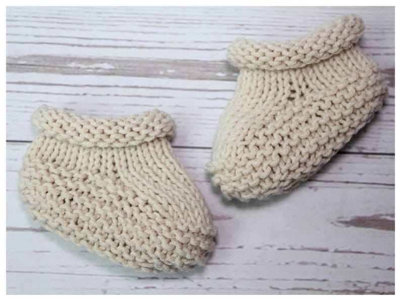 Baby Bootie Knitting Pattern