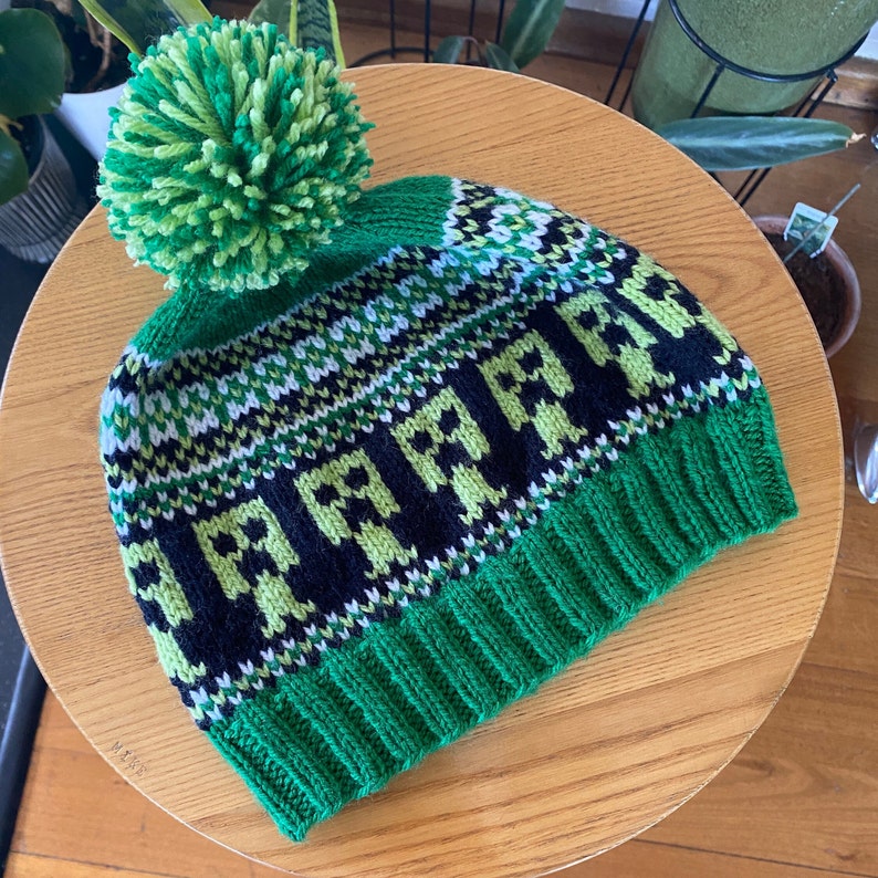 Minecraft Creeper knitting Pattern