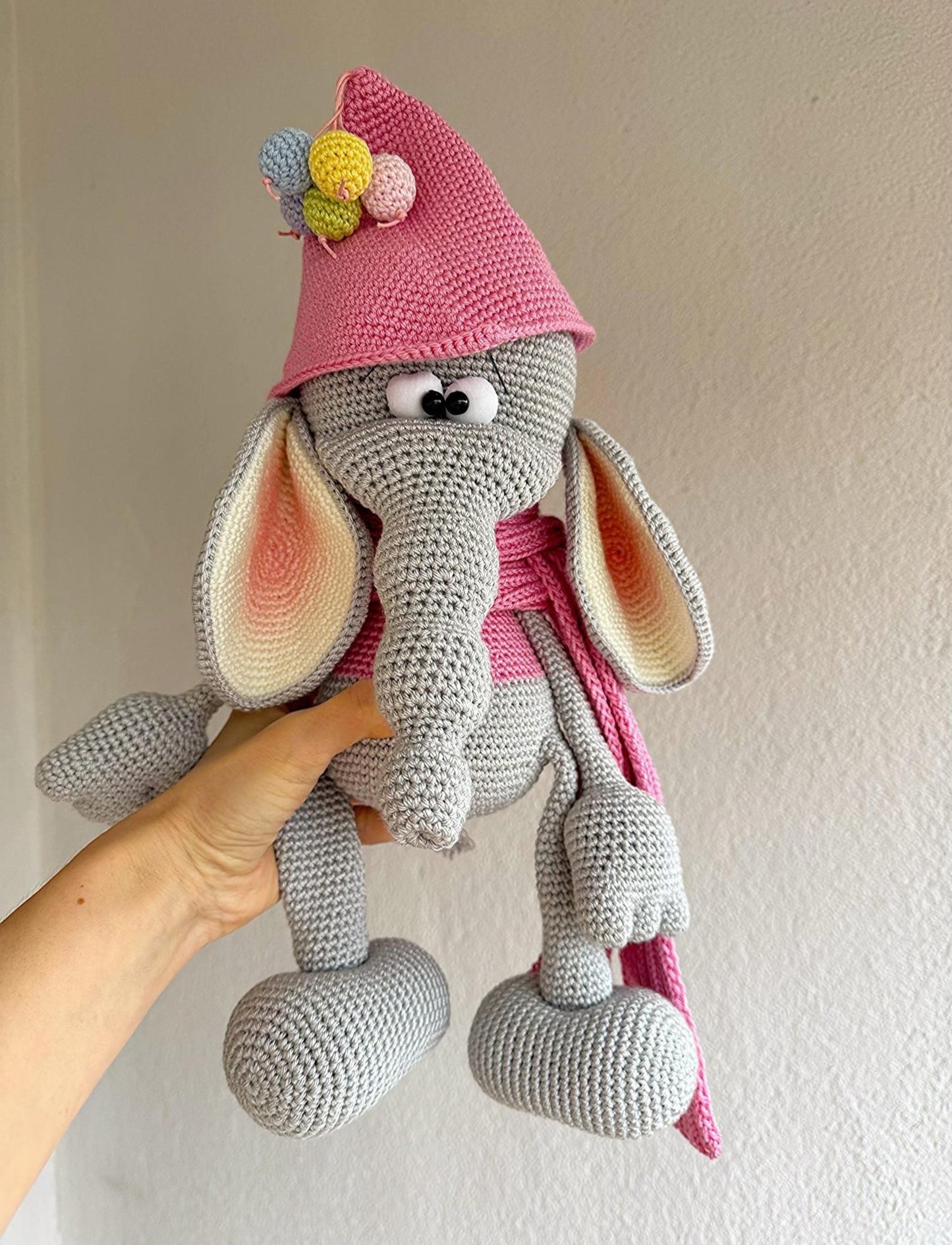 Sweet Elephant Amigurumi Crochet Pattern