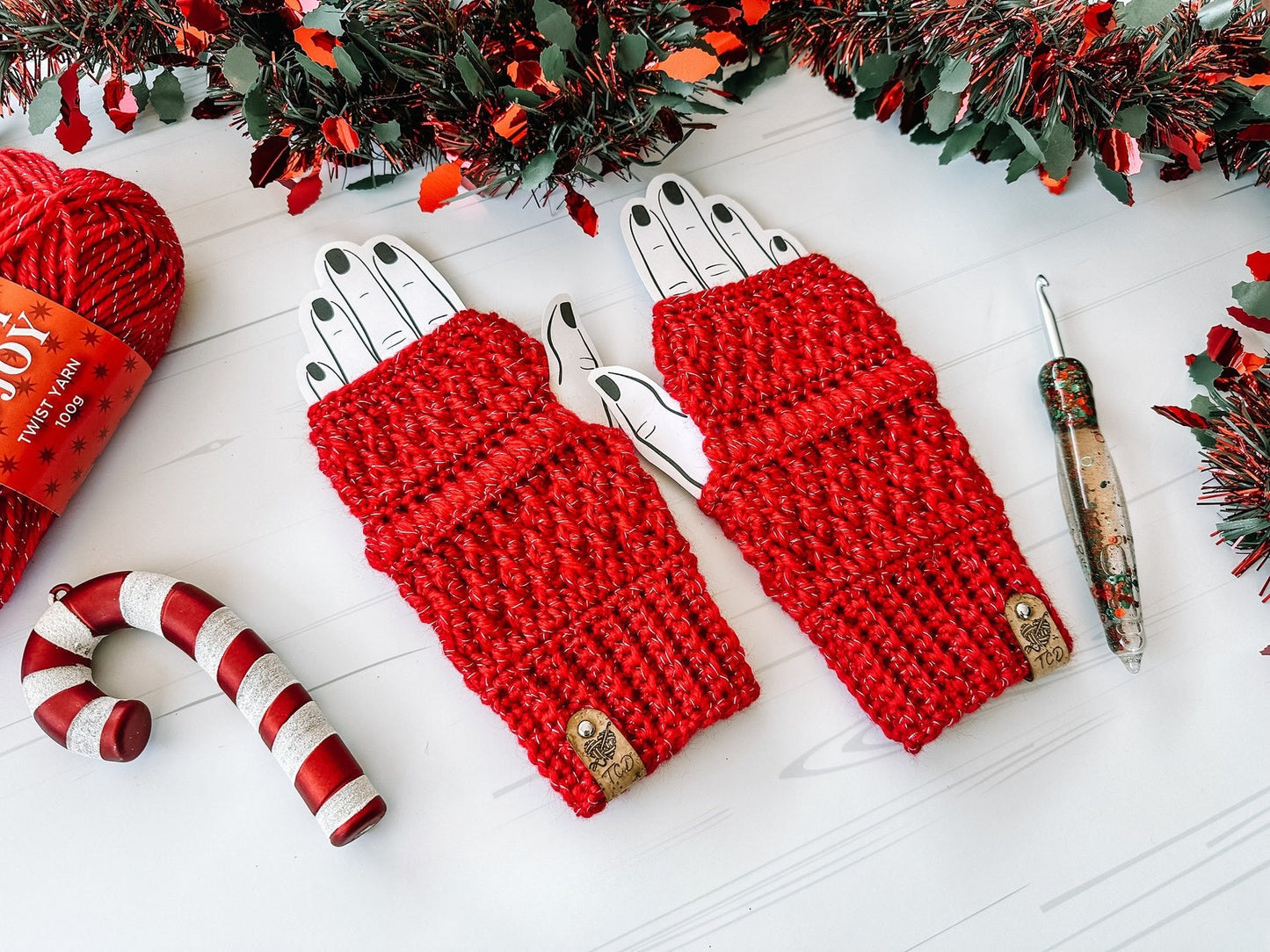 WarmHug Mittens Crochet Pattern