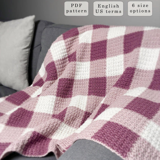 Cherry Blanket Crochet Pattern