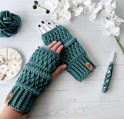 WarmHug Mittens Crochet Pattern