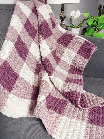 Cherry Blanket Crochet Pattern