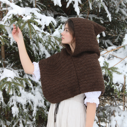 Easy Cozy Hood Crochet Pattern