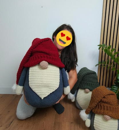 Oversized Gnomes Crochet Pattern