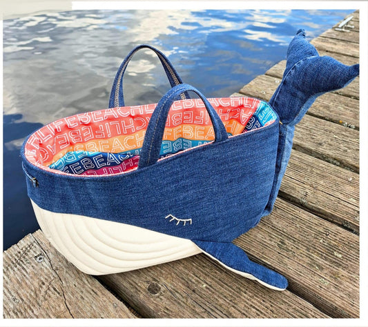Practical Whale Basket - Sewing Pattern