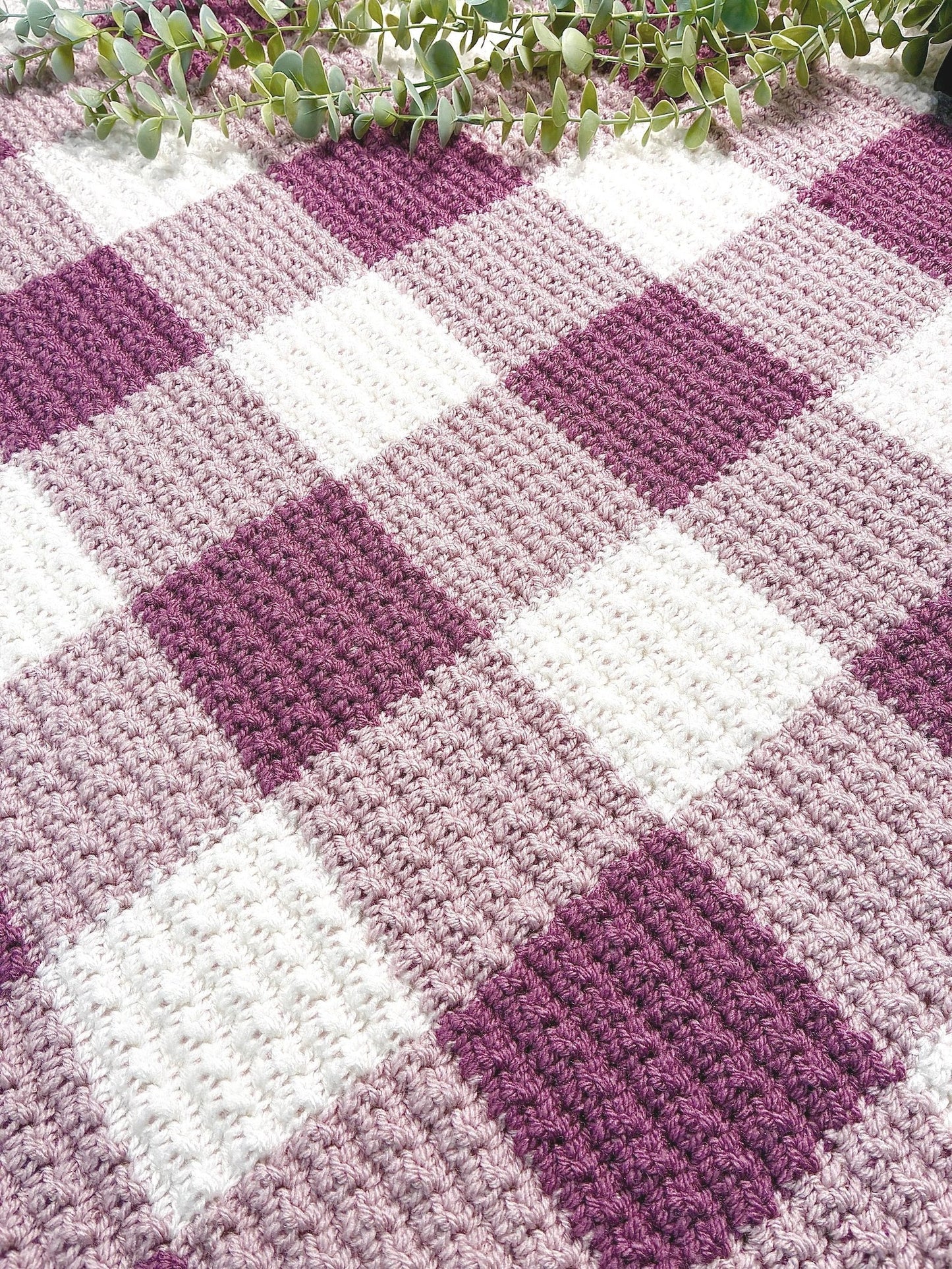 Cherry Blanket Crochet Pattern