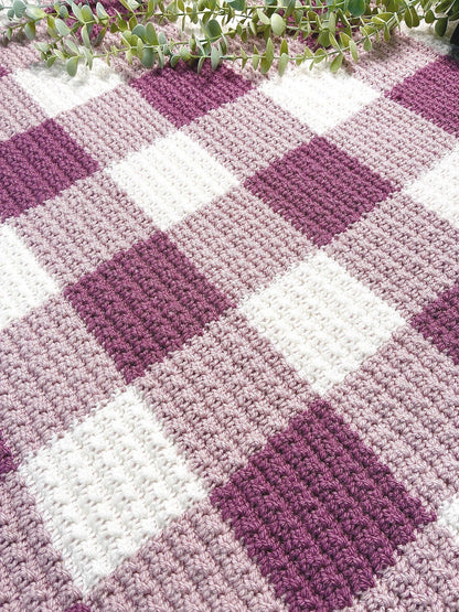 Cherry Blanket Crochet Pattern