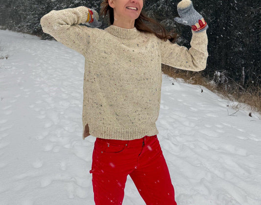 CozyFit Raglan Sweater - Knit Pattern