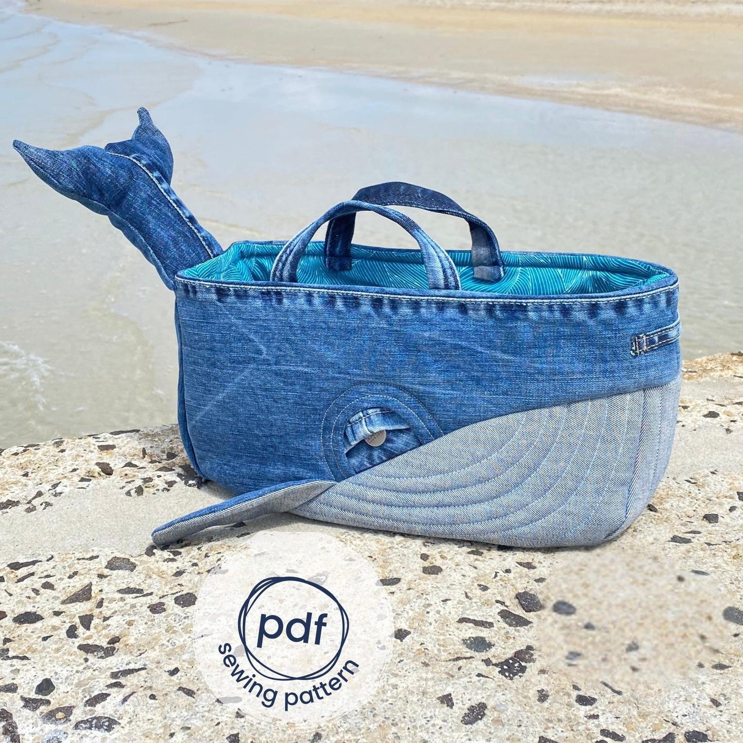 Practical Whale Basket - Sewing Pattern