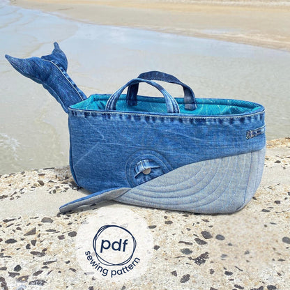 Practical Whale Basket - Sewing Pattern