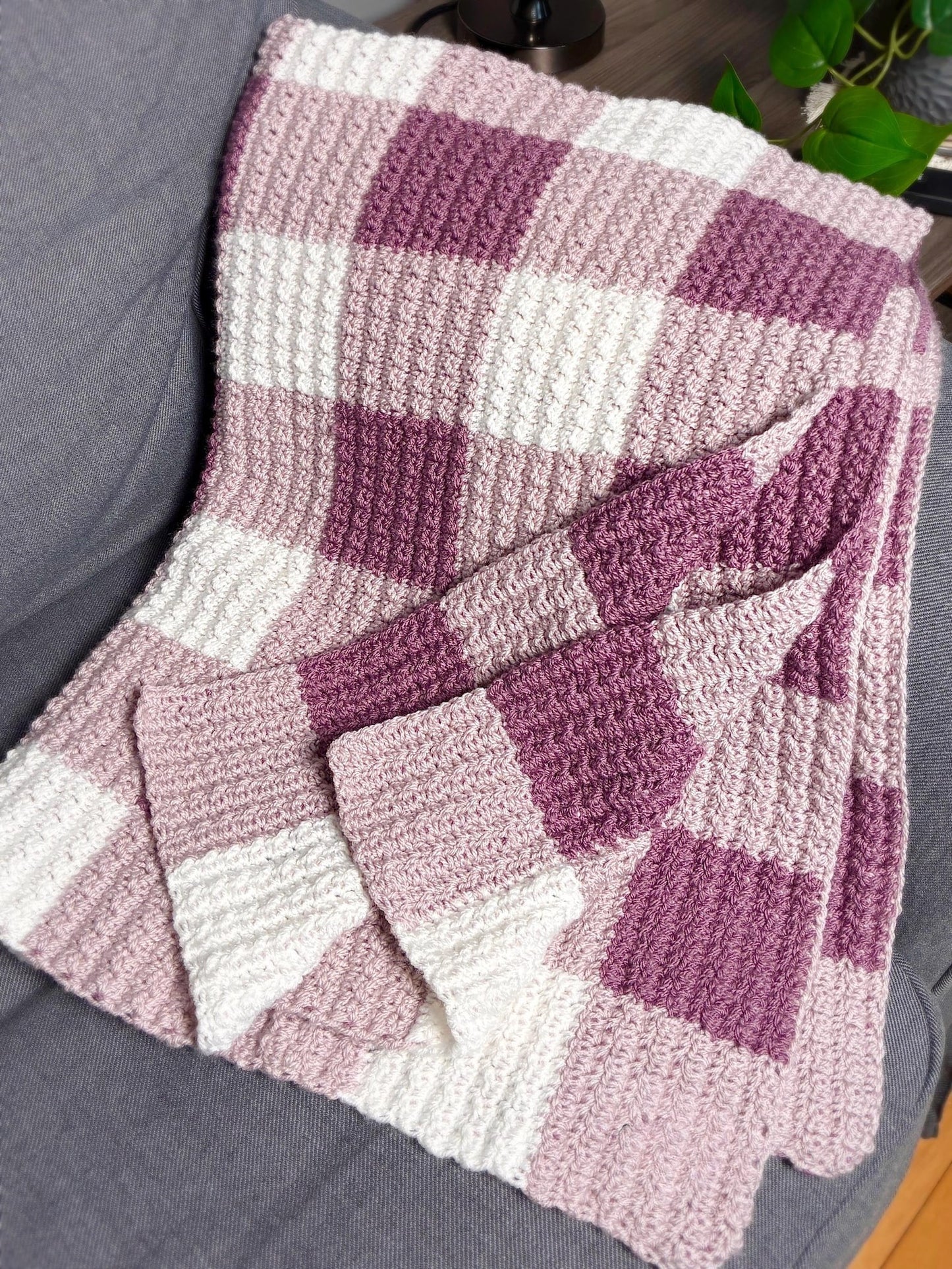 Cherry Blanket Crochet Pattern