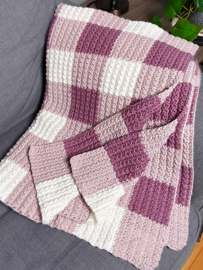 Cherry Blanket Crochet Pattern