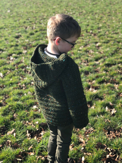 Crochet Hooded Jacket Pattern