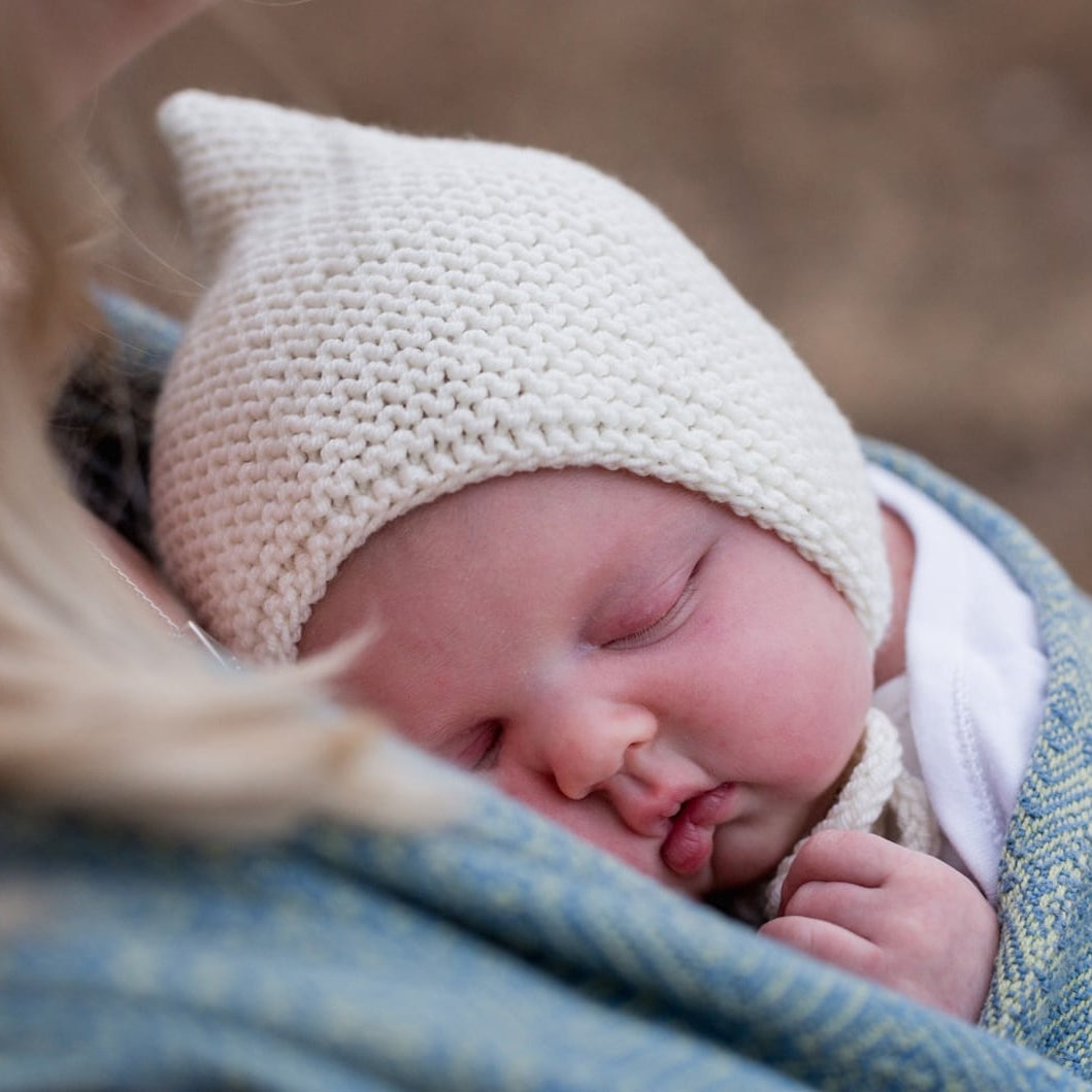 Easy Knit Baby Bonnet Pattern