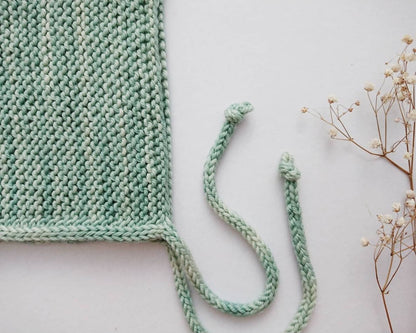 Easy Knit Baby Bonnet Pattern