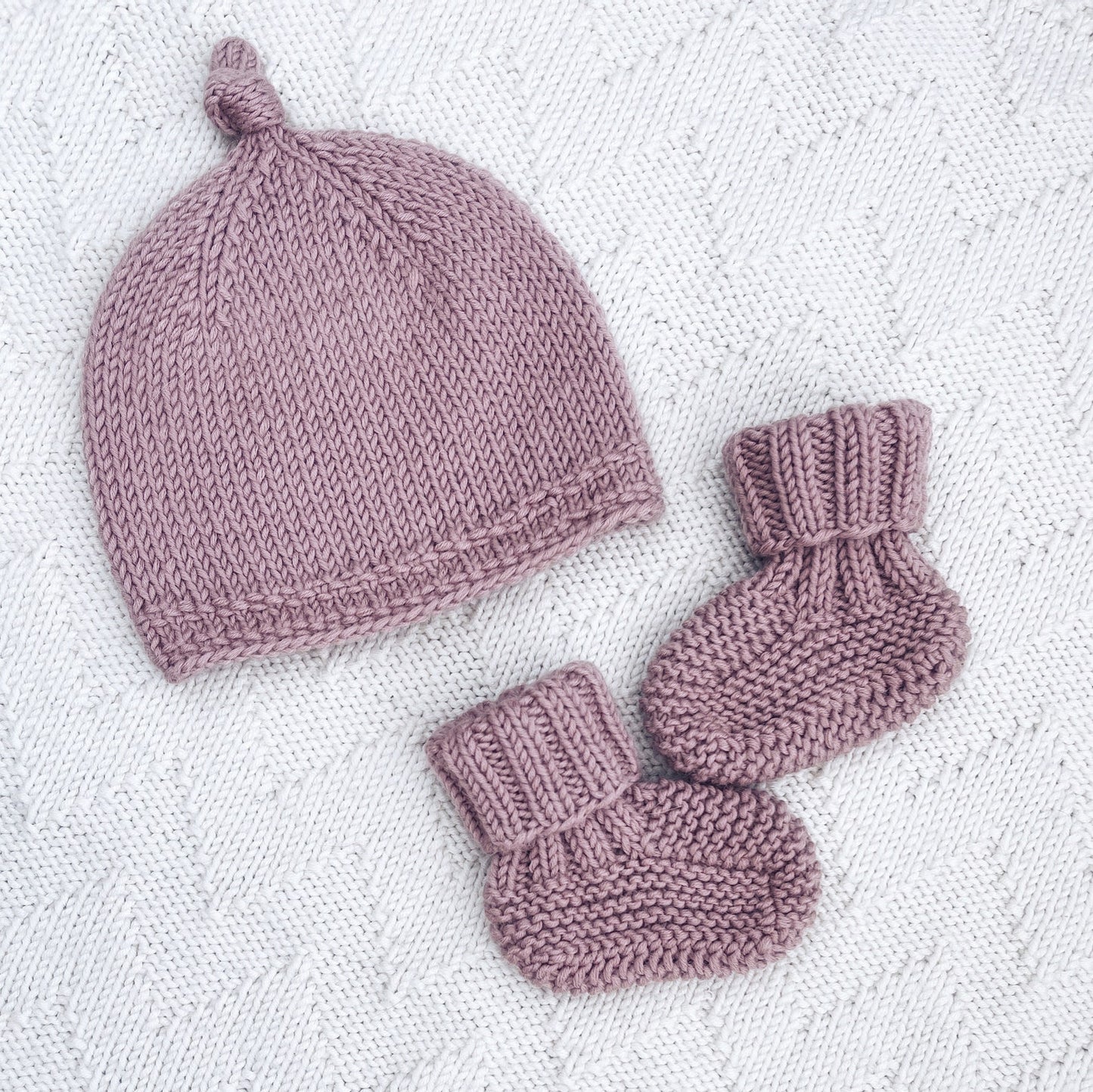 Cozy Baby Duo Set - Knit Pattern
