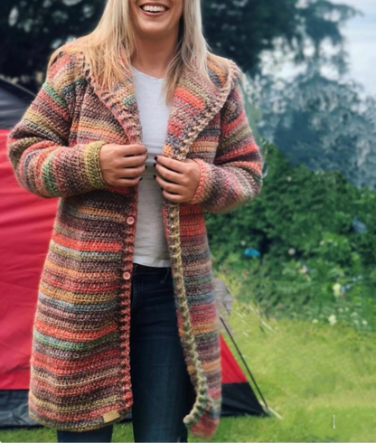 Crochet Hooded Jacket Pattern