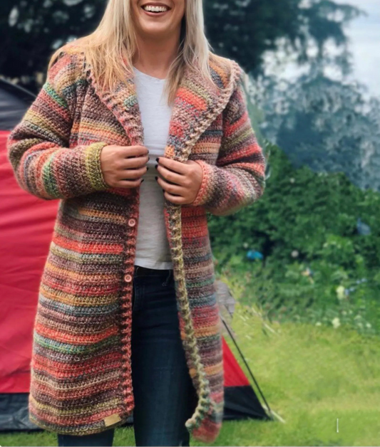 Crochet Hooded Jacket Pattern