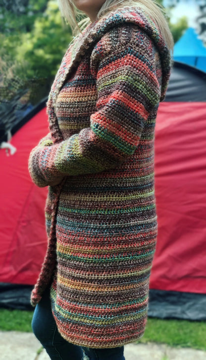 Crochet Hooded Jacket Pattern