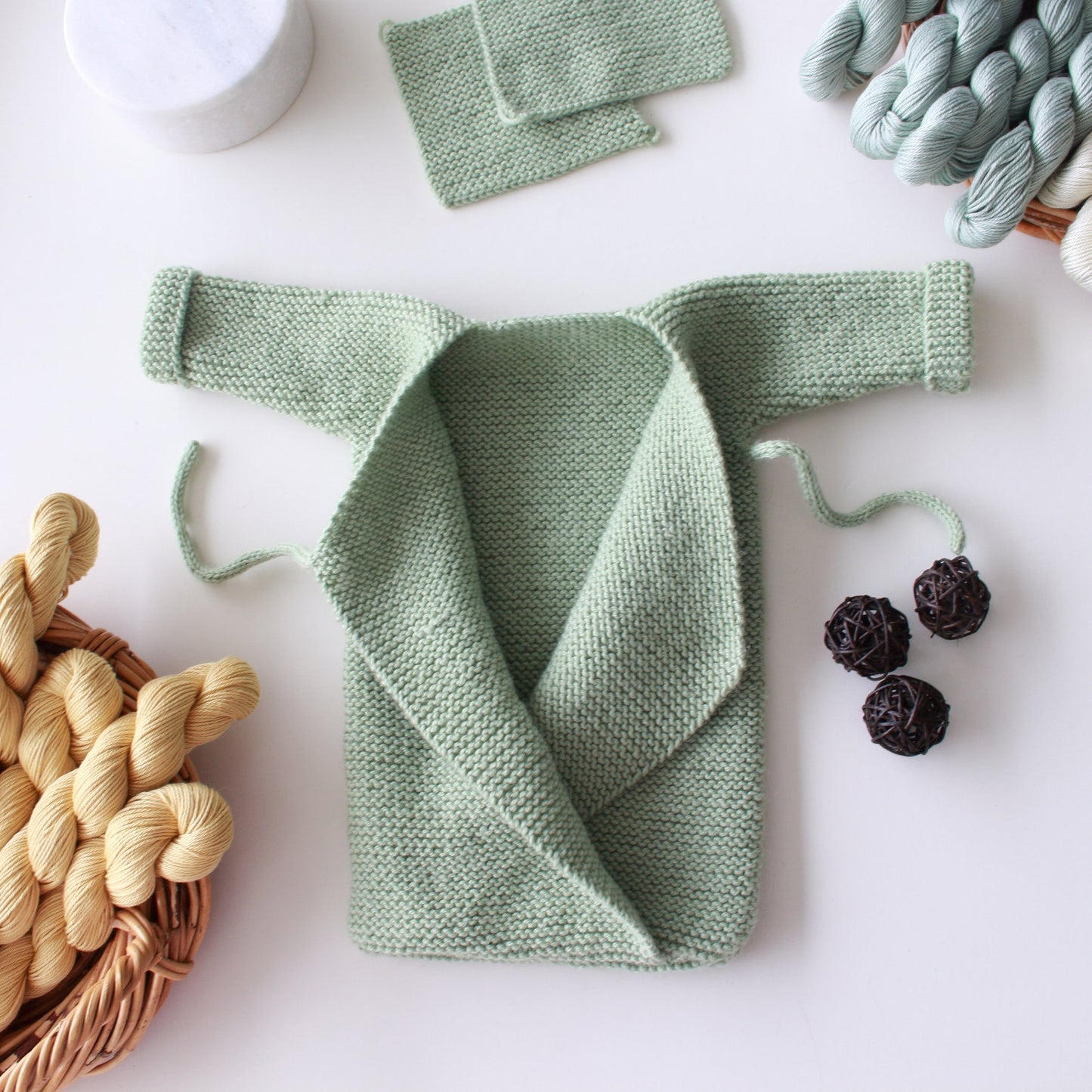 Cozy Baby Swaddle Knitting Pattern
