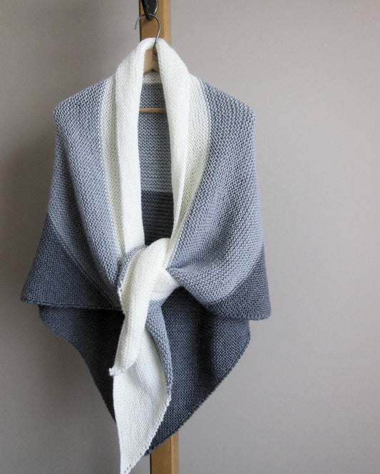 Easy Warmth Shawl knitting Pattern