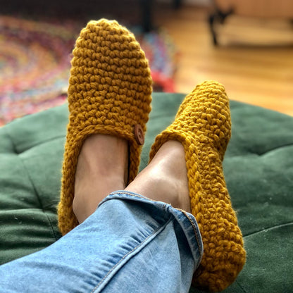 CozyWarm Slippers Crochet Pattern