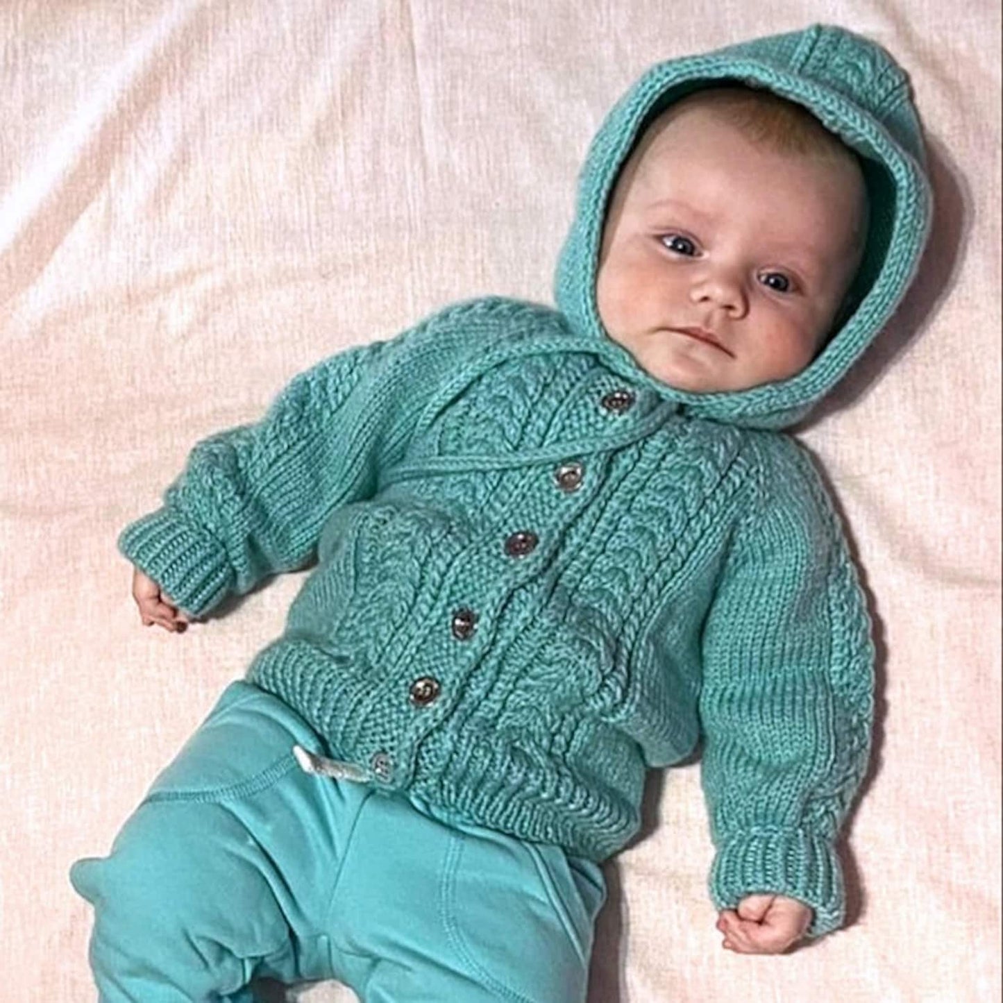 Snuggle Baby Cardigan Knitting Pattern