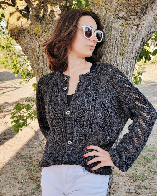 Bloom Cardigan Knitting Pattern