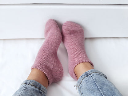Cozy Knit Short Socks Pattern
