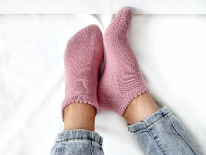 Cozy Knit Short Socks Pattern