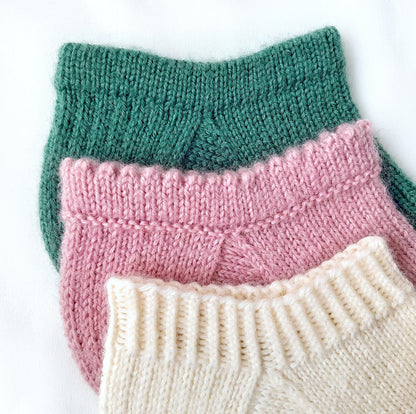 Cozy Knit Short Socks Pattern